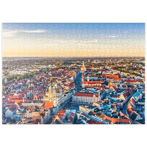 Stadt Augsburg von Oben - Premium 500 Teile Puzzle - MyPuzzle Sonderkollektion von Puzzle Galaxy von MyPuzzle.com