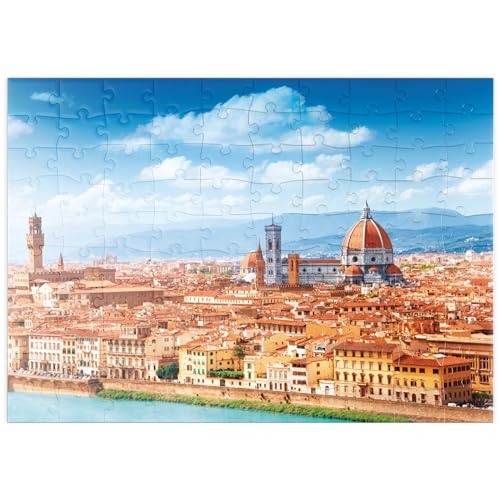 Stadtbildpanorama von Florenz - Toskana, Italien - Premium 100 Teile Puzzle - MyPuzzle Sonderkollektion von Starnberger Spiele von MyPuzzle.com