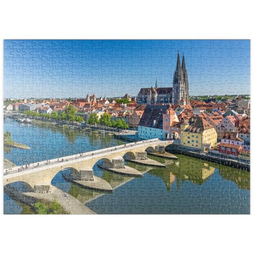 MyPuzzle Steinerne Brücke über die Donau mit der Altstadt und dem Regensburger Dom St. Peter - Premium 500 Teile Puzzle - MyPuzzle Sonderkollektion von Puzzle Galaxy MyPuzzle Steinerne Brücke über die Donau mit der Altstadt und dem Regensburger Dom St. Peter - Premium 500 Teile Puzzle - MyPuzzle Sonderkollektion von Puzzle Galaxy von MyPuzzle.com