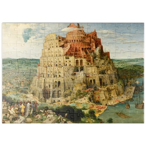 The Tower of Babel, 1563, by Pieter Bruegel The Elder - Premium 100 Teile Puzzle - MyPuzzle Sonderkollektion von Æpyornis von MyPuzzle.com