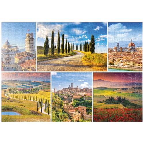 MyPuzzle Toskana - Florenz, Siena und Pisa - Premium 1000 Teile Puzzle - MyPuzzle Sonderkollektion von Starnberger Spiele MyPuzzle Toskana - Florenz, Siena und Pisa - Premium 1000 Teile Puzzle - MyPuzzle Sonderkollektion von Starnberger Spiele von MyPuzzle.com