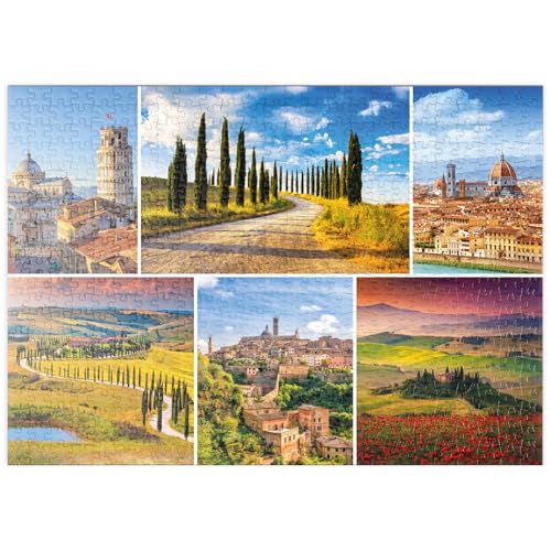 Toskana - Florenz, Siena und Pisa - Premium 500 Teile Puzzle - MyPuzzle Sonderkollektion von Starnberger Spiele von MyPuzzle.com