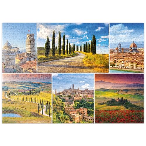 MyPuzzle Toskana - Florenz, Siena und Pisa - Premium 500 Teile Puzzle - MyPuzzle Sonderkollektion von Starnberger Spiele von MyPuzzle.com