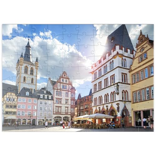MyPuzzle Trier, Marktplatz mit Steipe im Stadtzentrum der antiken römischen Stadt - Premium 100 Teile Puzzle - MyPuzzle Sonderkollektion von Puzzle Galaxy MyPuzzle Trier, Marktplatz mit Steipe im Stadtzentrum der antiken römischen Stadt - Premium 100 Teile Puzzle - MyPuzzle Sonderkollektion von Puzzle Galaxy von MyPuzzle.com