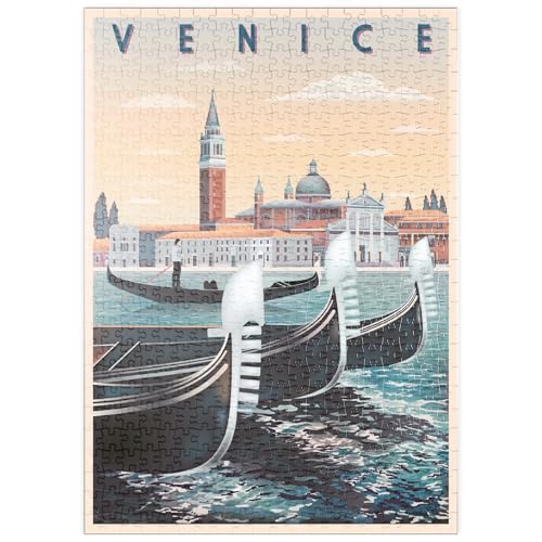 MyPuzzle Venedig, Italien, Art Deco Style Vintage Poster, Illustration - Premium 500 Teile Puzzle - MyPuzzle Sonderkollektion von Puzzle Galaxy MyPuzzle Venedig, Italien, Art Deco Style Vintage Poster, Illustration - Premium 500 Teile Puzzle - MyPuzzle Sonderkollektion von Puzzle Galaxy von MyPuzzle.com