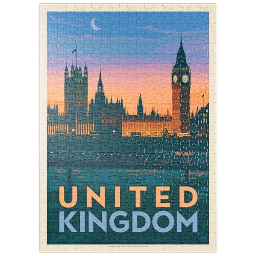 MyPuzzle Vereinigtes Königreich: Westminster-Palast, Vintage Poster - Premium 500 Teile Puzzle - MyPuzzle Sonderkollektion von Anderson Design Group MyPuzzle Vereinigtes Königreich: Westminster-Palast, Vintage Poster - Premium 500 Teile Puzzle - MyPuzzle Sonderkollektion von Anderson Design Group von MyPuzzle.com