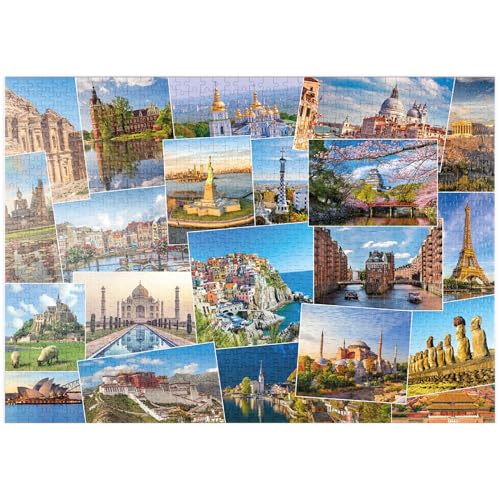 MyPuzzle Weltkulturerbe Collage - Premium 1000 Teile Puzzle - MyPuzzle Sonderkollektion von Starnberger Spiele von MyPuzzle.com