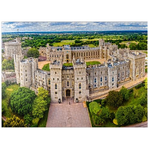 Windsor Castle from Above in Berkshire - Premium 1000 Teile Puzzle für Erwachsene von MyPuzzle.com