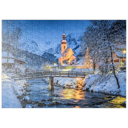 MyPuzzle Winterlandschaft Berchtesgaden, Wallfahrtskirche Sankt Sebastian - Premium 200 Teile Puzzle - MyPuzzle Sonderkollektion von Puzzle Galaxy MyPuzzle Winterlandschaft Berchtesgaden, Wallfahrtskirche Sankt Sebastian - Premium 200 Teile Puzzle - MyPuzzle Sonderkollektion von Puzzle Galaxy von MyPuzzle.com