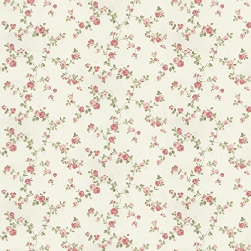 5 Stück Puppenhaus Miniatur Kleine Trailing Pink Rose Tapete 5 Stück Puppenhaus Miniatur Kleine Trailing Pink Rose Tapete von MyTinyWorld
