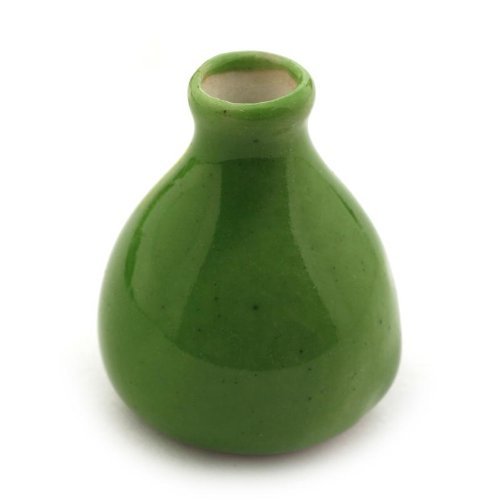 MyTinyWorld 3 X 17mm Puppenhaus Miniatur Grün Vasen von MyTinyWorld