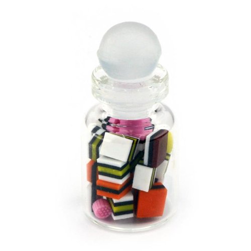 MyTinyWorld Miniatur Handgefertigt Lakritze Im Glas von MyTinyWorld