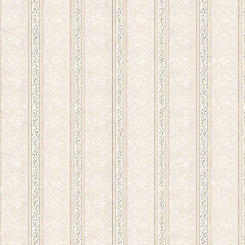 MyTinyWorld Packung mit 5 Stück Puppenhaus kunstvoll Pale BEIGE und grau gestreifte Tapete Laken von MyTinyWorld