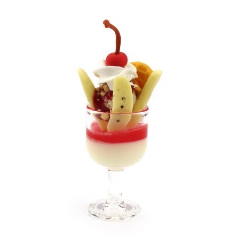 Mytinyworld Puppenhaus Miniatur Erdbeer Eisbecher in EIN Glas von MyTinyWorld