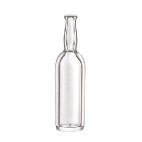 MyTinyWorld Puppenhaus Miniatur Handgefertigtes Glas Wein / Bierflasche von MyTinyWorld
