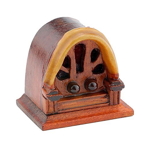 Mytinyworld Puppenhaus Miniatur Klassisch Form Holz Radio Mytinyworld Puppenhaus Miniatur Klassisch Form Holz Radio von MyTinyWorld