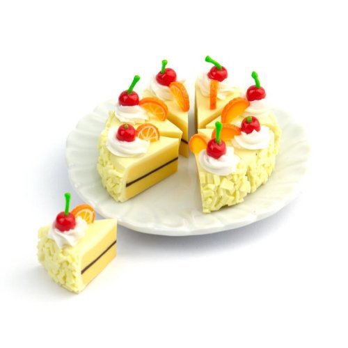 MyTinyWorld Puppenhaus Miniatur Komplett in Scheiben Geschnitten Kirsche Vanille Kuchen MyTinyWorld Puppenhaus Miniatur Komplett in Scheiben Geschnitten Kirsche Vanille Kuchen von MyTinyWorld