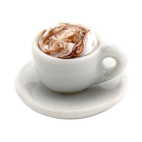 MyTinyWorld Puppenhaus Miniatur Latte mit Geschlagene Creme und Schokolade Soße MyTinyWorld Puppenhaus Miniatur Latte mit Geschlagene Creme und Schokolade Soße von MyTinyWorld
