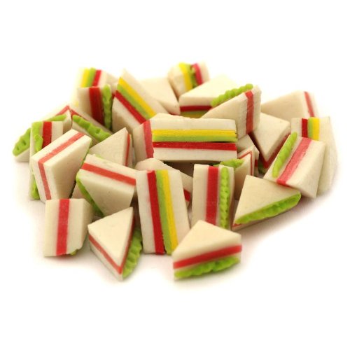 Mytinyworld 8 X Puppenhaus Miniatur Weiß Gefüllt Sandwiches Mytinyworld 8 X Puppenhaus Miniatur Weiß Gefüllt Sandwiches von MyTinyWorld