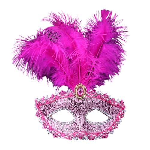 Feder Mardi Gras Maske Karneval Maskerade Maske Liefert Maske Dekor Für Frauen Cosplay Spitze Maske Maske Frauen Für Maskerade von Myazs