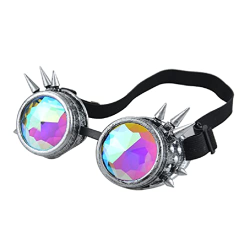 Steampunk-Brille für Herren und Damen, Kaleidoskop-Brille, Rave, Festival, holografische Party, Cosplay, Brille, Sonnenbrille, Jugendliche, Jungen, Baseball, Herren, UV-Schutz, Party, Cosplay Steampunk-Brille für Herren und Damen, Kaleidoskop-Brille, Rave, Festival, holografische Party, Cosplay, Brille, Sonnenbrille, Jugendliche, Jungen, Baseball, Herren, UV-Schutz, Party, Cosplay von Myazs