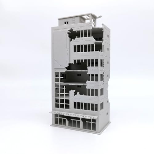 Mycity 1:144,1:100Eisenbahnlandschaft Stadtruine Gebäude beschädigt verlassenes Einkaufszentrum (1/100) von Mycity