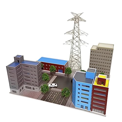Mycity Architektonisches Modell, geeignet für passende Godzilla- und Ultraman-Themen-Architekturszenen, 1/300 Micro City (C) von Mycity