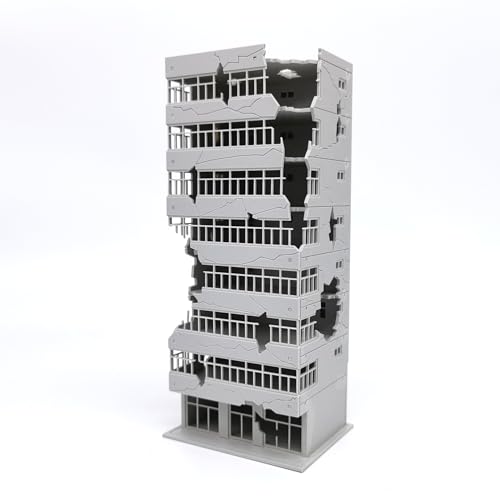 Mycity Eisenbahnlandschaft Stadtruine Gebäude verlassenes hohes Büro N-Skala (1/144) von Mycity