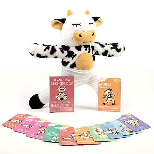 Myga - Miss Molly Die Moo-ditierende Kuh Yoga Plüsch Plüschtierpuppe für Kinder - Familien Yoga Geschenk für Kinder Yoga Myga - Miss Molly Die Moo-ditierende Kuh Yoga Plüsch Plüschtierpuppe für Kinder - Familien Yoga Geschenk für Kinder Yoga von Myga