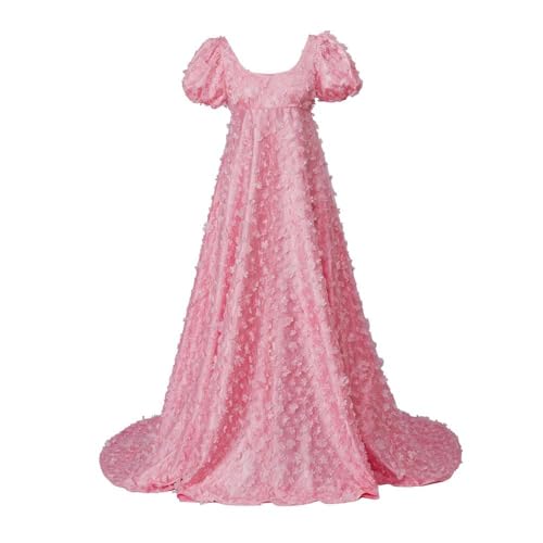 Daphne Regency Damenkleid mit Spitze, Blau, Pink-XXXL von MyheroCos