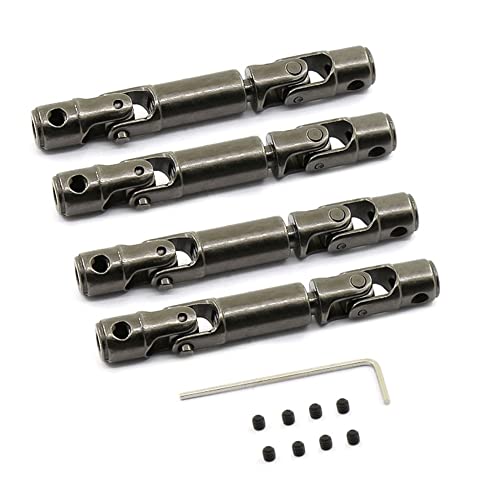 Myhoomowe 4 StüCke Metall CVD Antriebswelle für D12 C24 C34 B14 B24 B16 B36 MN D90 MN99S RC Auto Teile Upgrade ZubehöR von Myhoomowe