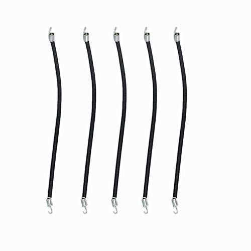 Myhoomowe 5PCS 15MM Roof Rack Rope Con CordóN de Goma EláStica para Axial SCX10 II 90046 CC01 D90 D110-4 Negro von Myhoomowe