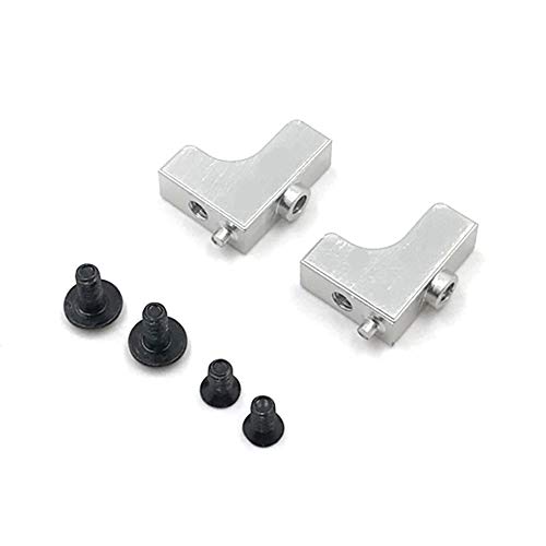 Myhoomowe para 144001 124019 124018 Montaje de Servo de Metal Accesorios de ActualizacióN de Asiento Fijo Piezas de AutomóVil RC, Plata von Myhoomowe