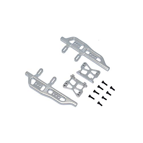 Myhoomowe para Axial SCX24 90081 1/24 RC Piezas de ActualizacióN de VehíCulos Sobre Orugas Accesorios para Deslizadores de Pedales Laterales de Metal, Plata von Myhoomowe