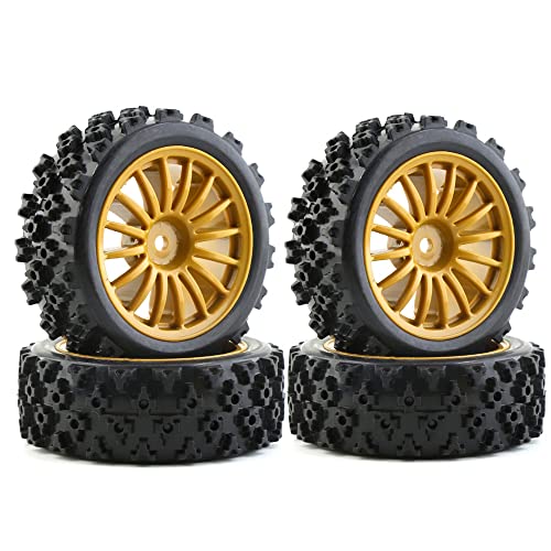 Myingaou Gummireifen für XV-01 XV01 TA06 TT-01 TT-02 PTG-2 1/10 RC Auto-Upgrades Teile Zubehör, 4 Stück Myingaou Gummireifen für XV-01 XV01 TA06 TT-01 TT-02 PTG-2 1/10 RC Auto-Upgrades Teile Zubehör, 4 Stück von Myingaou