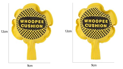 Myluatye Cushion Pupskissen,Furzkissen Für Kinder,Furzkissen Spielzeug,Furz Gag,Selbstaufblasender Furzstreich,Ideales Scherzgeschenk-Knebelspielzeug Für Erwachsene Kinder (Gelb+Gelb) von Myluatye