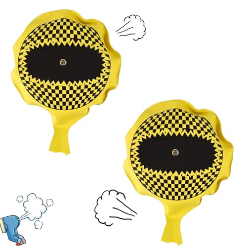 Myluatye Cushion Pupskissen,Furzkissen Für Kinder,Furzkissen Spielzeug,Furz Gag,Selbstaufblasender Furzstreich,Ideales Scherzgeschenk-Knebelspielzeug Für Erwachsene Kinder (Gelb+Gelb) von Myluatye