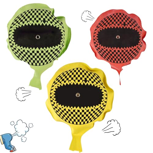 Myluatye Cushion Pupskissen,Furzkissen Für Kinder,Furzkissen Spielzeug,Furz Gag,Selbstaufblasender Furzstreich,Ideales Scherzgeschenk-Knebelspielzeug Für Erwachsene Kinder (Rot+Grün+Gelb) von Myluatye