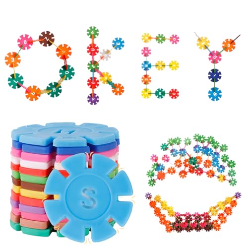 Myluatye Schneeflocken-Bausteine,Kinder-Bausteine,500 Stück Steckbausteine,Building Bricks Block,Vorschule Lernspielzeug,Bauklötze Spielzeug,Stecksteine zum Bauen,für 3 4 5 6 Jahren Jungen und Mädch Myluatye Schneeflocken-Bausteine,Kinder-Bausteine,500 Stück Steckbausteine,Building Bricks Block,Vorschule Lernspielzeug,Bauklötze Spielzeug,Stecksteine zum Bauen,für 3 4 5 6 Jahren Jungen und Mädch von Myluatye