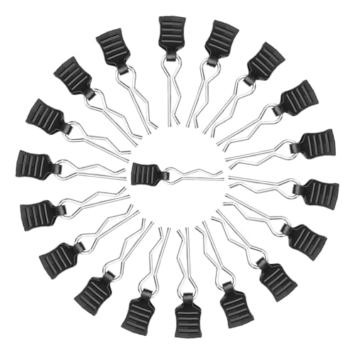 RC Karosserie Clips,R-Typ Stifte Aus Edelstahl,RC Car Clips,20 Stücke RC Körper Shell Pin Bent Springy,R Pins 1/10 1/14 1/8 Karosserieklammern,mit Aufreißlaschen von Myluatye