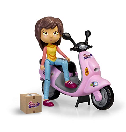 Mymy City 700016234 Mini doll with Bike, Beige, one Size von Mymy City
