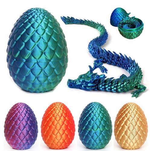 3D-Gedruckter Drache im Ei - Flexibler, beweglicher Kristalldrache für Haus und Büro, Schreibtischdekoration 3D-Gedruckter Drache im Ei - Flexibler, beweglicher Kristalldrache für Haus und Büro, Schreibtischdekoration von Myqiqi