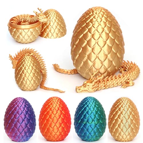 3D-Gedruckter Drache im Ei - Flexibler, beweglicher Kristalldrache für Haus und Büro, Schreibtischdekoration 3D-Gedruckter Drache im Ei - Flexibler, beweglicher Kristalldrache für Haus und Büro, Schreibtischdekoration von Myqiqi