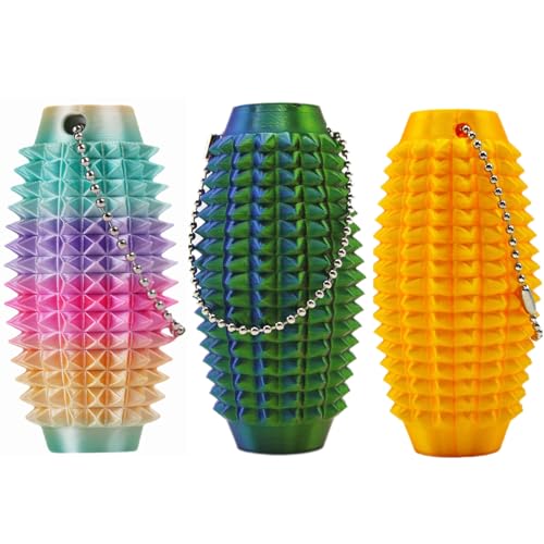 Upgrade Little Ouchies Pain Stim Fidget, Spiky Grippie Stim Schlüsselanhänger, 3D-gedrucktes Fidget-Spielzeug, Stim-Spielzeug für autistische Erwachsene, harte stachelige sensorische Spielzeuge Upgrade Little Ouchies Pain Stim Fidget, Spiky Grippie Stim Schlüsselanhänger, 3D-gedrucktes Fidget-Spielzeug, Stim-Spielzeug für autistische Erwachsene, harte stachelige sensorische Spielzeuge von Myqiqi