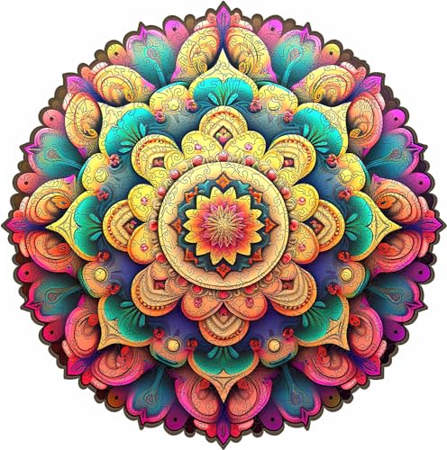 Mys Aurora Holzpuzzle Erwachsene 200 Stück, Succulent Plant Holzpuzzle Wooden Puzzle Holz Erwachsene mit Geschenkbox aus Holz,mittlere Größe 27.2×30cm von Mys Aurora