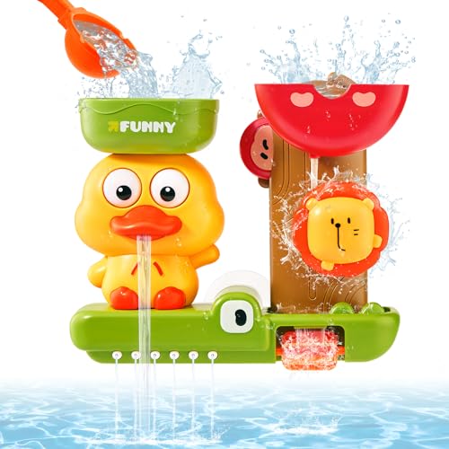 Badespielzeug Baby ab 1 Jahr, Badewannenspielzeug ab 1 2 3 4 Jahre, Enten Löwen Krokodil Wasserspielzeug Kinder Spielzeug ab 1 2 3 Jahr, Kinderdusche Spielzeug Mädchen Junge 6-18 Monate Badespielzeug Baby ab 1 Jahr, Badewannenspielzeug ab 1 2 3 4 Jahre, Enten Löwen Krokodil Wasserspielzeug Kinder Spielzeug ab 1 2 3 Jahr, Kinderdusche Spielzeug Mädchen Junge 6-18 Monate von Mystooy