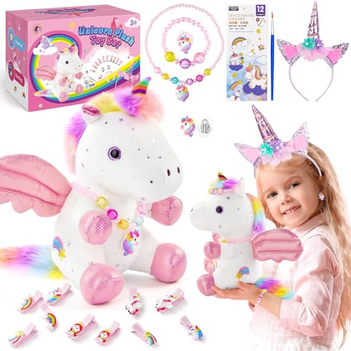 Mystooy Einhorn Geschenke für Mädchen, Einhorn Kuscheltier Geschenk Mädchen ab 3 4 5 6 7 8 Jahre, Einhorn Plüschtiere Geschenke 4 Jahre Mädchen Bastelset Kinder ab 3-8 Jahre Einhorn Spielzeug Mystooy Einhorn Geschenke für Mädchen, Einhorn Kuscheltier Geschenk Mädchen ab 3 4 5 6 7 8 Jahre, Einhorn Plüschtiere Geschenke 4 Jahre Mädchen Bastelset Kinder ab 3-8 Jahre Einhorn Spielzeug von Mystooy