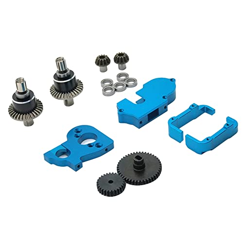Mzpeldxk 1 Satz Von Motor Getriebe Metall für 1/14 144001 144002 1/12 124016 124017 124018 124019 RC Auto Upgrade Teil,Blau Mzpeldxk 1 Satz Von Motor Getriebe Metall für 1/14 144001 144002 1/12 124016 124017 124018 124019 RC Auto Upgrade Teil,Blau von Mzpeldxk