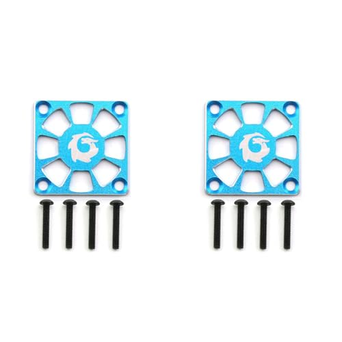 Mzpeldxk 2X LüFterabdeckung Aus Aluminiumlegierung, 30 X 30 Mm, für RC-Motor, ESC, Elektrisch Regulierende LüFterschutzabdeckung, Blau Mzpeldxk 2X LüFterabdeckung Aus Aluminiumlegierung, 30 X 30 Mm, für RC-Motor, ESC, Elektrisch Regulierende LüFterschutzabdeckung, Blau von Mzpeldxk
