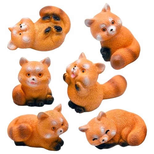 Mzpeldxk Kleine Miniatur-Waschbärfiguren, 2,5, Cartoon-Miniatur-Set mit Pandafiguren, Süße Tortenaufsätze Aus Kunstharz, Tiere, Einfach Anzubringen, Einfach zu Verwenden Mzpeldxk Kleine Miniatur-Waschbärfiguren, 2,5, Cartoon-Miniatur-Set mit Pandafiguren, Süße Tortenaufsätze Aus Kunstharz, Tiere, Einfach Anzubringen, Einfach zu Verwenden von Mzpeldxk